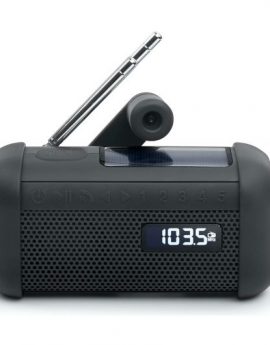Muse MH-08MB Negro / Radio Portátil Solar