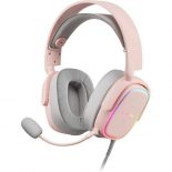Auriculares Gaming con Micrófono Mars Gaming MHAX/ Jack 3.5/ USB 2.0/ Rosas