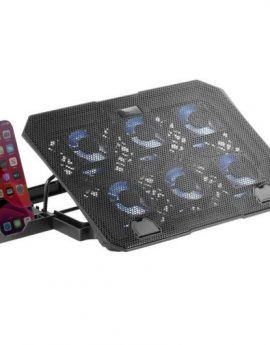 Soporte Refrigerante Mars Gaming MNBC23 para Portátiles hasta 16'/ Iluminación LED
