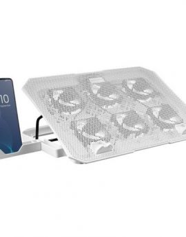Soporte Refrigerante Mars Gaming MNBC23 para Portátiles hasta 16'/ Iluminación LED - MNBC23W