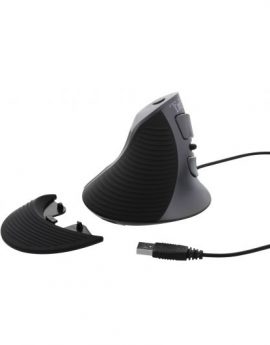 TnB MUERGOV Ratón ergonomico vertical USB Óptico 1600 DPI
