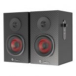 Genesis Helium 200 Altavoces 2.0 20W Negro/Rojo