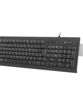 Natec Moray Teclado con Lector de Tarjetas Inteligentes USB Negro