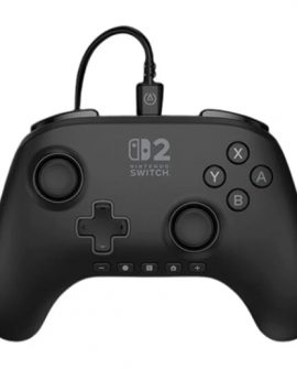 Mando PowerA Advantage para Nintendo Switch 2 Negro - cable USB 3m - botones programables