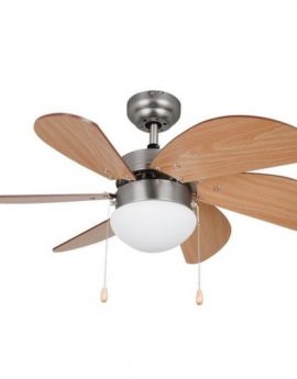 Ventilador de Techo Orbegozo CP 15075 N/ 50W/ 6 Aspas 80cm/ 3 velocidades