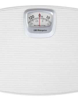 Báscula de Baño Orbegozo PB 2011/ Hasta 130kg/ Blanca