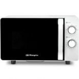 Microondas Orbegozo MI 2060 CE/ 700W/ Capacidad 20L/ Blanco Reacondicionado