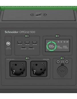 Estación de energía portátil APC PPS500-GR 517Wh Power Delivery 2 AC 5 USB LCD Sine wave