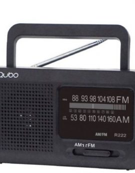 Radio Portátil Qubo R-222/ Negro