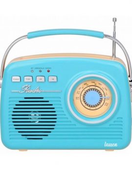 Lauson RA142 Azul Crema / Radio Despertador