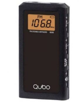 Radio Portátil Qubo RD-10/ Negro
