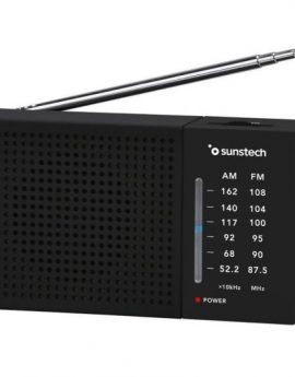 Radio Portátil Sunstech RPS412/ Negra