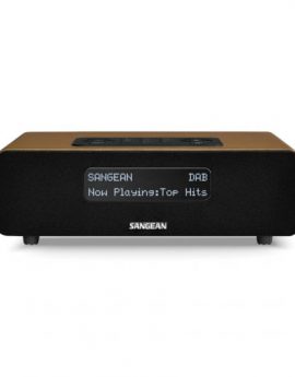Sangean DDR-36 BT Marrón / Radio con Sintonización Digital de Sobremesa Dab+ / FM-RDS / Bluetooth / Entrada Auxiliar
