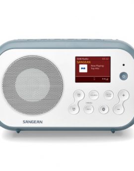 Sangean DPR-42BT Blanco/Piedra azul / Radio Portátil