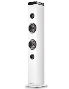 Torre de Sonido con Bluetooth NGS SKY CHARM PRO/ 50W/ 2.0/ Blanca