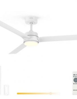 Ventilador de Techo Grunkel SKYEASY52/ 30W/ 3 Aspas 132cm/ 6 Velocidades