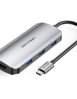 Docking USB Tipo-C Vention TOFHB/ 1xHDMI/ 3xUSB/ 1xUSB Tipo-C/ 1xUSB Tipo-C PD