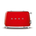 Smeg TSF01RDEU Tostadora 2 Rebanadas 950W Rojo