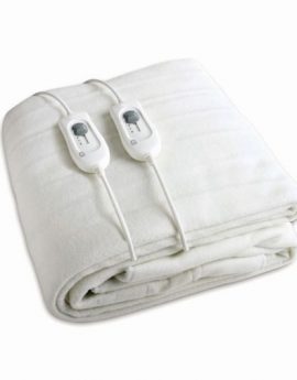 Haeger Confort Sleep manta eléctrica y almohadilla 60 W Blanco Poliéster