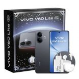 Smartphone Vivo V60 Lite 5G 6.77' 8GB 256GB Negro + Funda + Protector pantalla