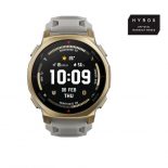 Amazfit T-Rex 3 Pro GPS NFC 44mm AMOLED Oro Correa Gris M Resistente Agua 10ATM SpO2