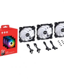 XPG VENTO 120 ARGB PWM Ventilador 12 cm Negro 3 piezas