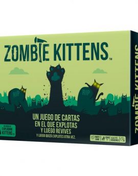 Juego de Mesa Exploding Kittens Zombie Kittens Edad Recomendada 7 Años