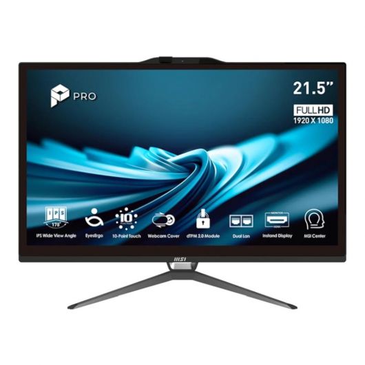 AiO MSI Pro AP222T-449ES Intel Core i5-14400/ 8GB/ 256GB SSD/ 21.5' tactil/ w11pro