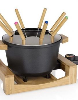 Fondue Eléctrica Princess 173025/ 800W/ 8 Tenedores