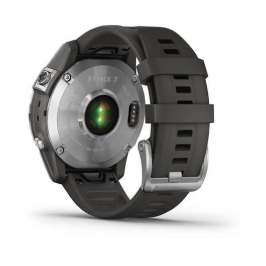Smartwatch Garmin Fénix 7/ Notificaciones/ Frecuencia Cardíaca/ GPS/ Plata y Gris