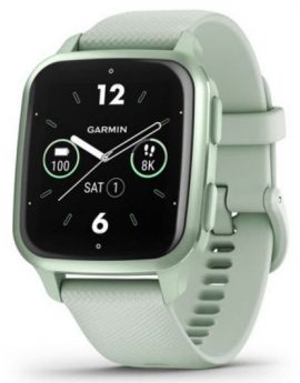 Smartwatch Garmin Venu SQ 2/ Notificaciones/ Frecuencia Cardíaca/ GPS/ Verde