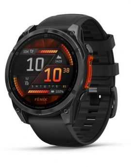 Garmin Fenix 8 AMOLED 47mm Reloj Smartwatch Acero Negro