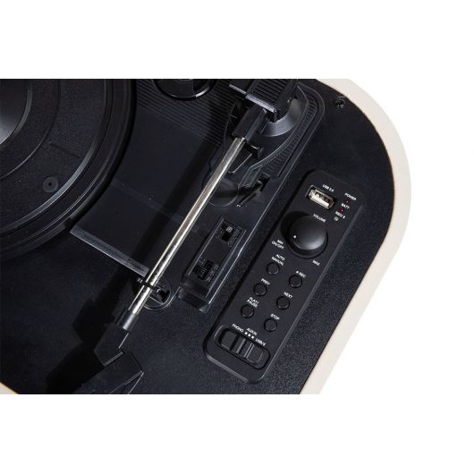 Trevi TT 1020 BT Tocadiscos de tracción directa Beige Semiautomático 4 Trevi TT 1020 BT Tocadiscos de tracción directa Beige Semiautomático