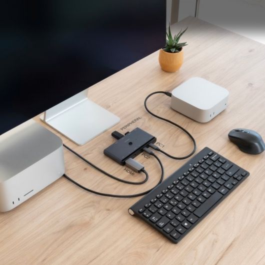 Switch Conmutador 8K Nanocable 10.12.0003/ 1x HDMI/ 1x DisplayPort/ 3x USB/ 2x USB Tipo-C/ 1x Jack 3 Switch Conmutador 8K Nanocable 10.12.0003/ 1x HDMI/ 1x DisplayPort/ 3x USB/ 2x USB Tipo-C/ 1x Jack 3.5mm/ 2x USB Tipo-C PD