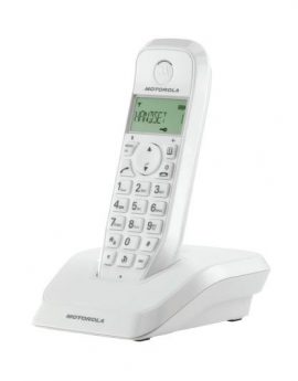 Motorola S1201 Blanco / Teléfono Inalámbrico
