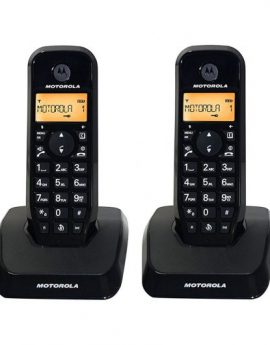 Motorola S1202 Dúo Negro / Teléfonos Inalámbricos