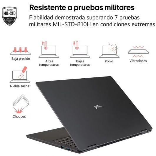 Portátil LG Gram 14Z90T-G Portátil LG Gram 14Z90T-G.AD88B Intel Core Ultra 7-255H/ 32GB/ 1TB SSD/ 14'/ Win11
