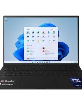 Portátil LG Gram 16Z90TL-G.AU88BN Intel Core Ultra 7-258V/ 32GB/ 1TB SSD/ 16'/ Win11 Negro
