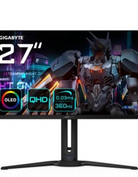 Gigabyte AORUS FO27Q3 pantalla para PC 68.6 cm (27') 2560x1440 Pixeles Quad HD OLED Negro