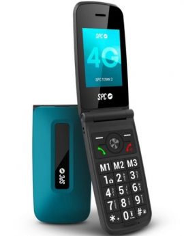 Teléfono Móvil SPC Titan 2 para Personas Mayores/ 4G/ Azul