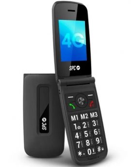 Teléfono Móvil SPC Titan 2 para Personas Mayores/ Negro