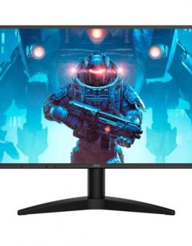 Monitor Gaming AOC 24B36X 23.8'/ Full HD/ 0.5ms/ 144Hz/ IPS/ Multimedia/ Regulable en altura/ Negro