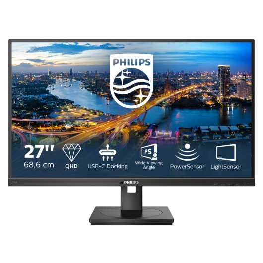 Philips 276B1/00 pantalla para PC 68 Philips 276B1/00 pantalla para PC 68.6 cm (27') 2560 x 1440 Pixeles FullHD LED Negro