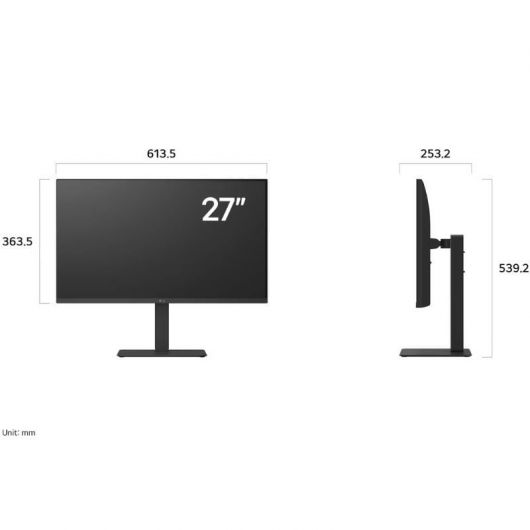 Monitor Profesional LG UltraFine 27BA45U-B 27'/ 4K/ Regulable en altura/ Negro 5 Monitor Profesional LG UltraFine 27BA45U-B 27'/ 4K/ Regulable en altura/ Negro