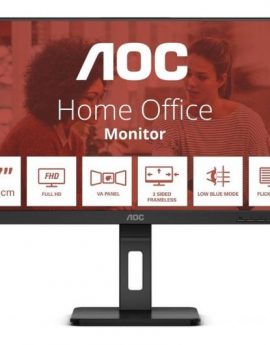 Monitor Profesional AOC 27E3QAF 27'/ Full HD/ Multimedia/ Negro