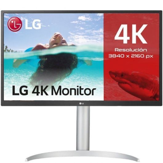 Monitor Profesional LG 27UP550P-W 27'/ 4K/ Blanco