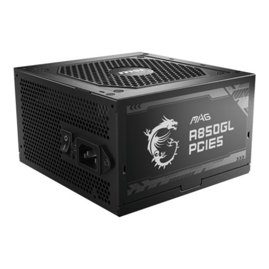 MSI MAG A850GL PCIE5 Fuente de alimentación 850 W 20+4 pin ATX Negro