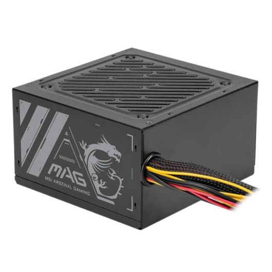 MSI MAG A500N-H Fuente de Alimentación 500W Certificación ATX Enfriamiento Activo