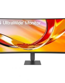 Monitor Profesional Ultrapanorámico Curvo LG UltraWide 34U640B-B 34'/ WQHD/ Regulable en altura/ Negro