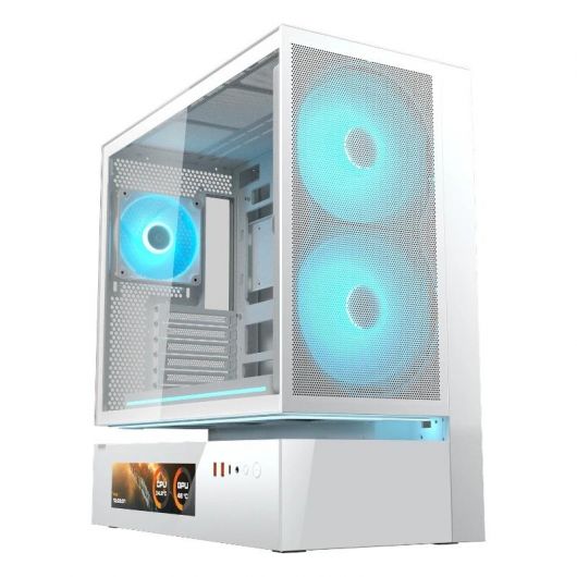 Caja Semitorre Cougar CFV235 Mesh Vision Blanca